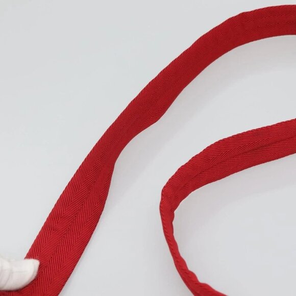 PRADA Sports Shoulder Bag Canvas Beige Red Auth - Picture 11 of 16